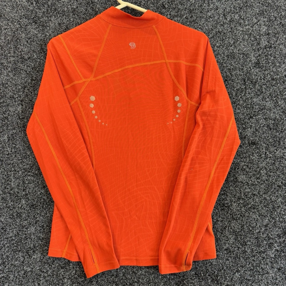Mountain Hard Wear‎ Women's Long Sleeve 1/4 Zip Fleece Pullover Medium Orange - Picture 2 of 7